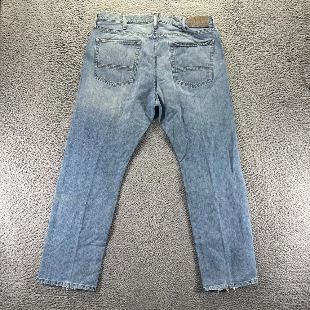 Vintage Nautica Jeans Mens 38x32 Blue Cotton Denim Straight Classic Fit Workwear